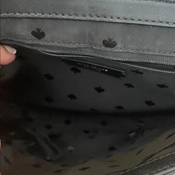 kate spade Black Quilted Adjustable Gold Chain-Strap Shoulder Bag - Picture 9 of 10